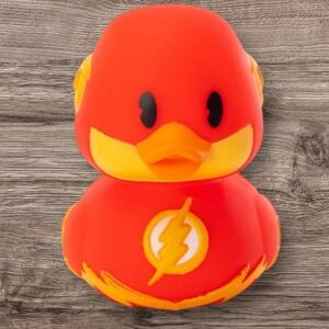 NWT Warner Brothers DC Comics The Flash Rubber Duck- Collect or duck a Jeep!